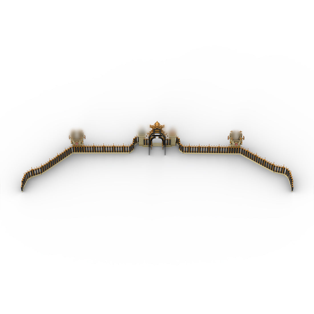 MOC-214157 Château de Versailles Part 5 “Grilles d'Honneur” Building Blocks