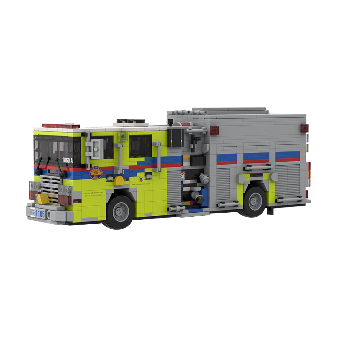 MOC-264164 HME 1871 CAL OES Fire Engine Building Blocks