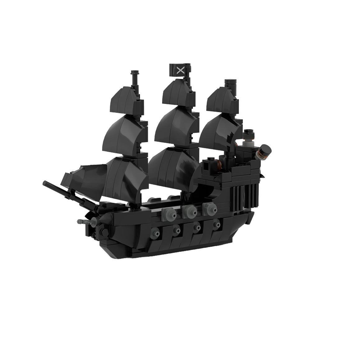 MOC-275988 The Black Pearl Mini Ship Building Blocks