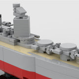 1:700 Scale HMS Nelson Battleship Building Blocks