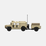 Desert HUMVEE 7 Modern Military Vehicle Building Blocks