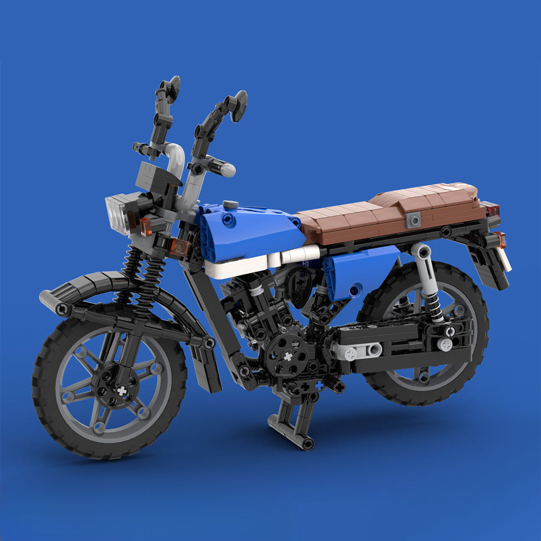 MOC-134654 Honda CG 125 Special Edition 1:7 Scale Vintage Motorcycle Building Blocks