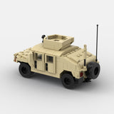 Desert HUMVEE 1 Modern Military Vehicle Building Blocks