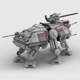 Sci-Fi Dropship & Armored Walker Combo MOC Building Block