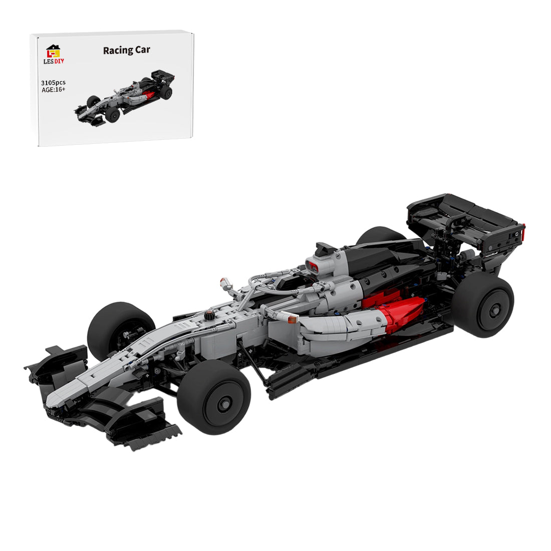 MOC-274725 Audi R26 F1 Racing Car Building Blocks
