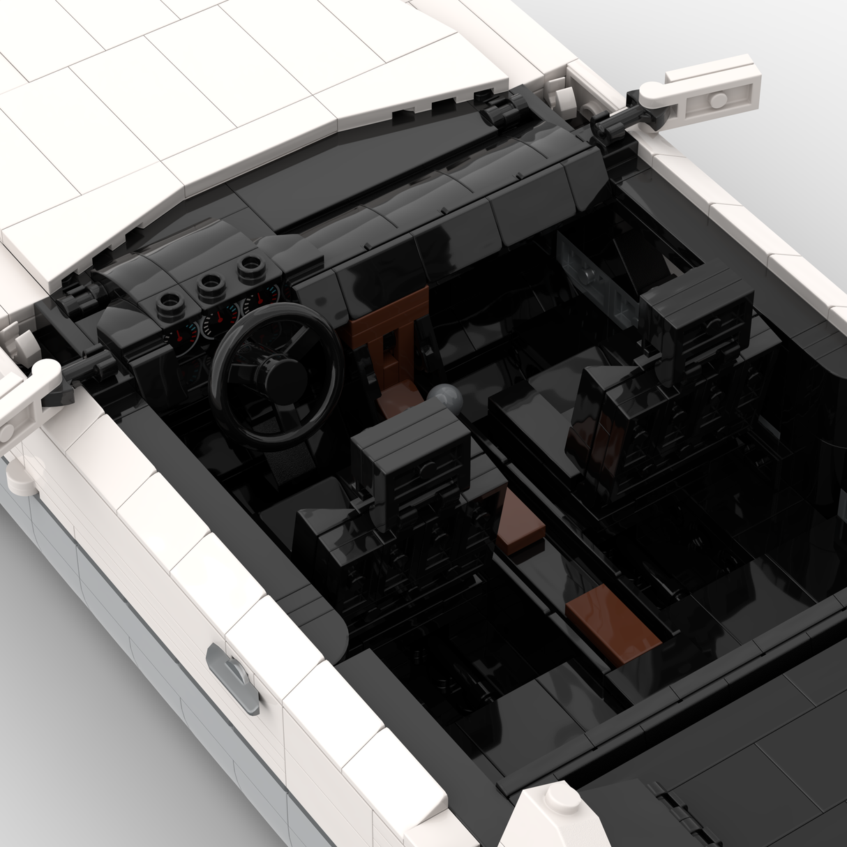 1980s German Grand Touring Coupe Building Blocks (Gobricks)