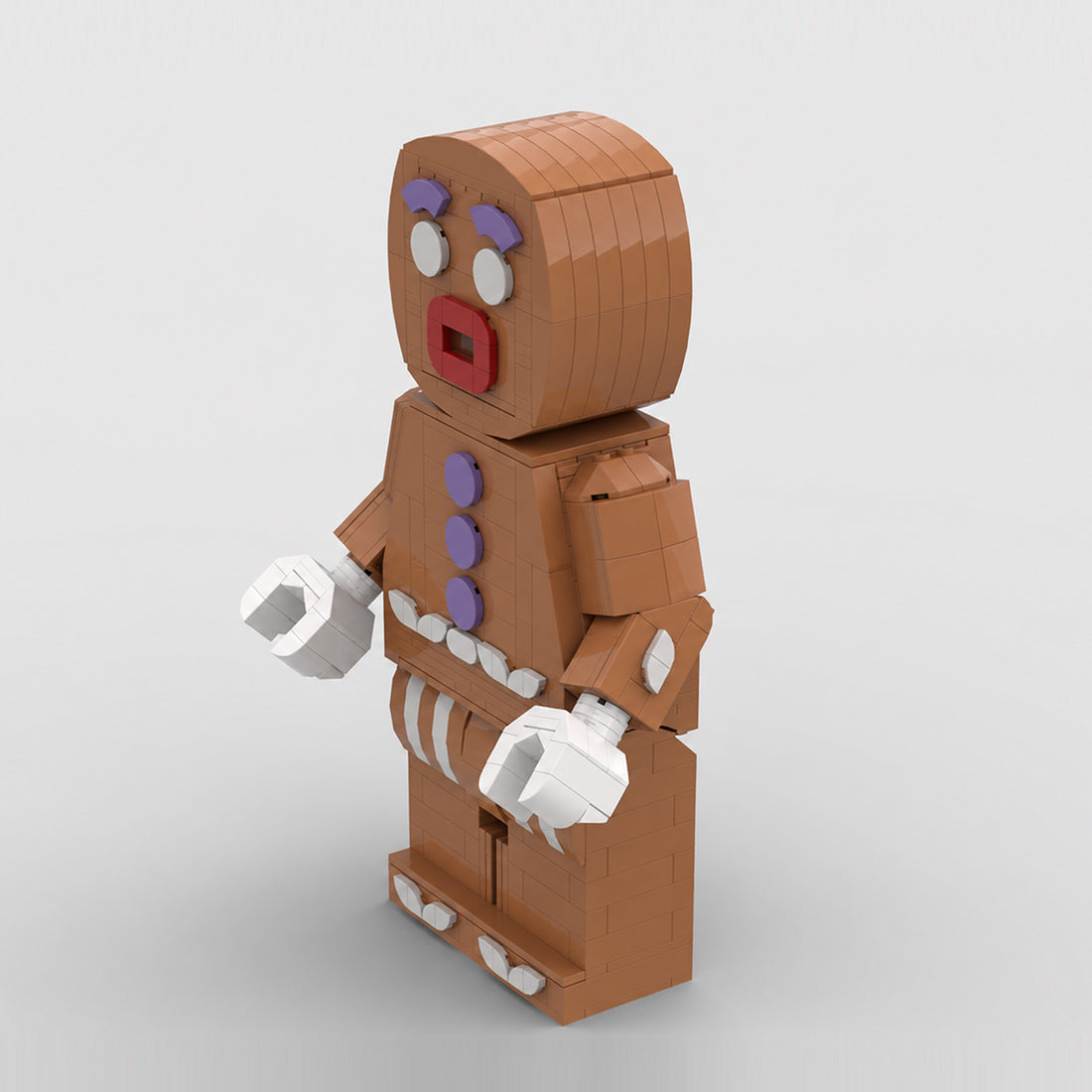 Christmas Gingerbread Man Building Blocks
