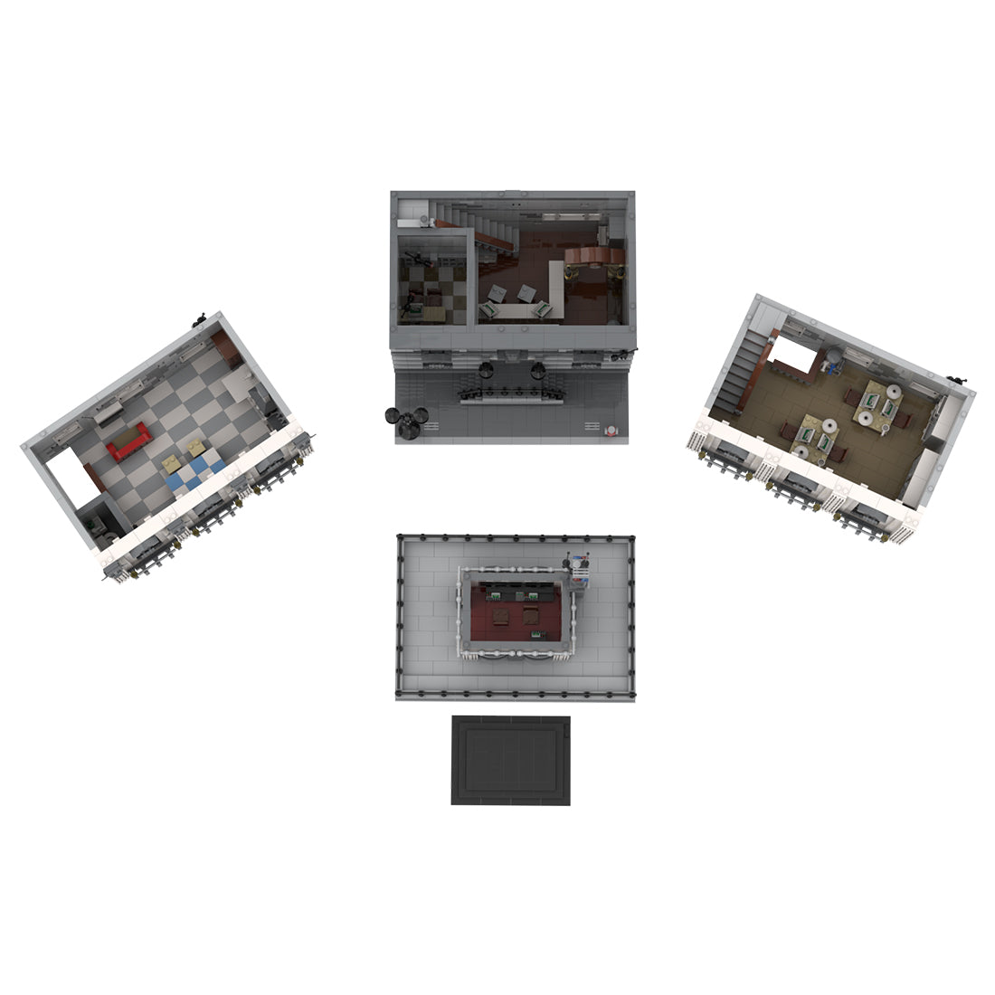 MOC-4652 Large-scale Police Department Building Blocks