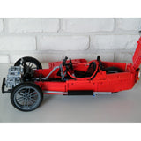 MOC-0035 Morgan Three Wheeler 1:10 Scale Vintage Sports Car Building Blocks