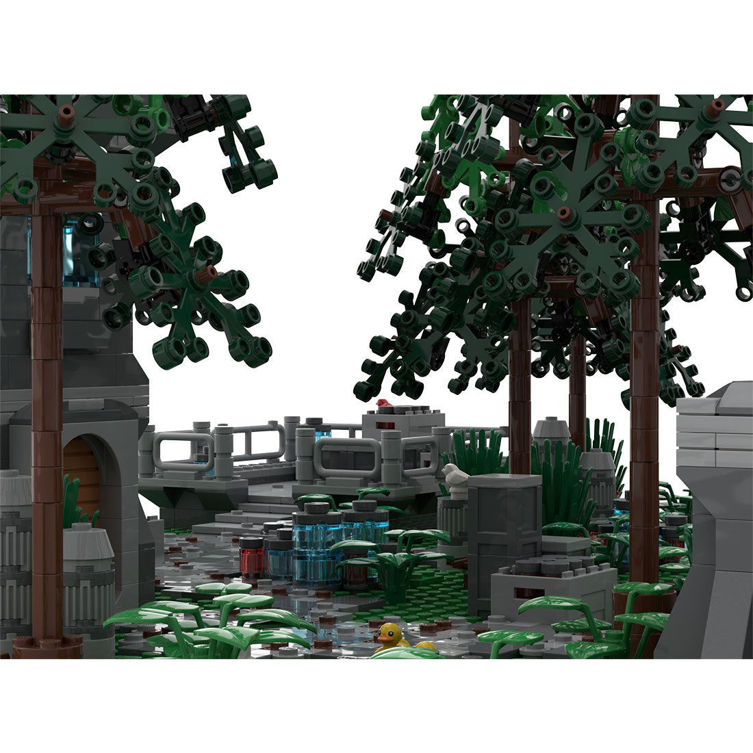 MOC-163765 Endor Forest Base Sci-fi Assembly Model Building Blocks