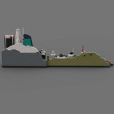 Street Scene MOC Los Angeles City Skyline Building Blocks