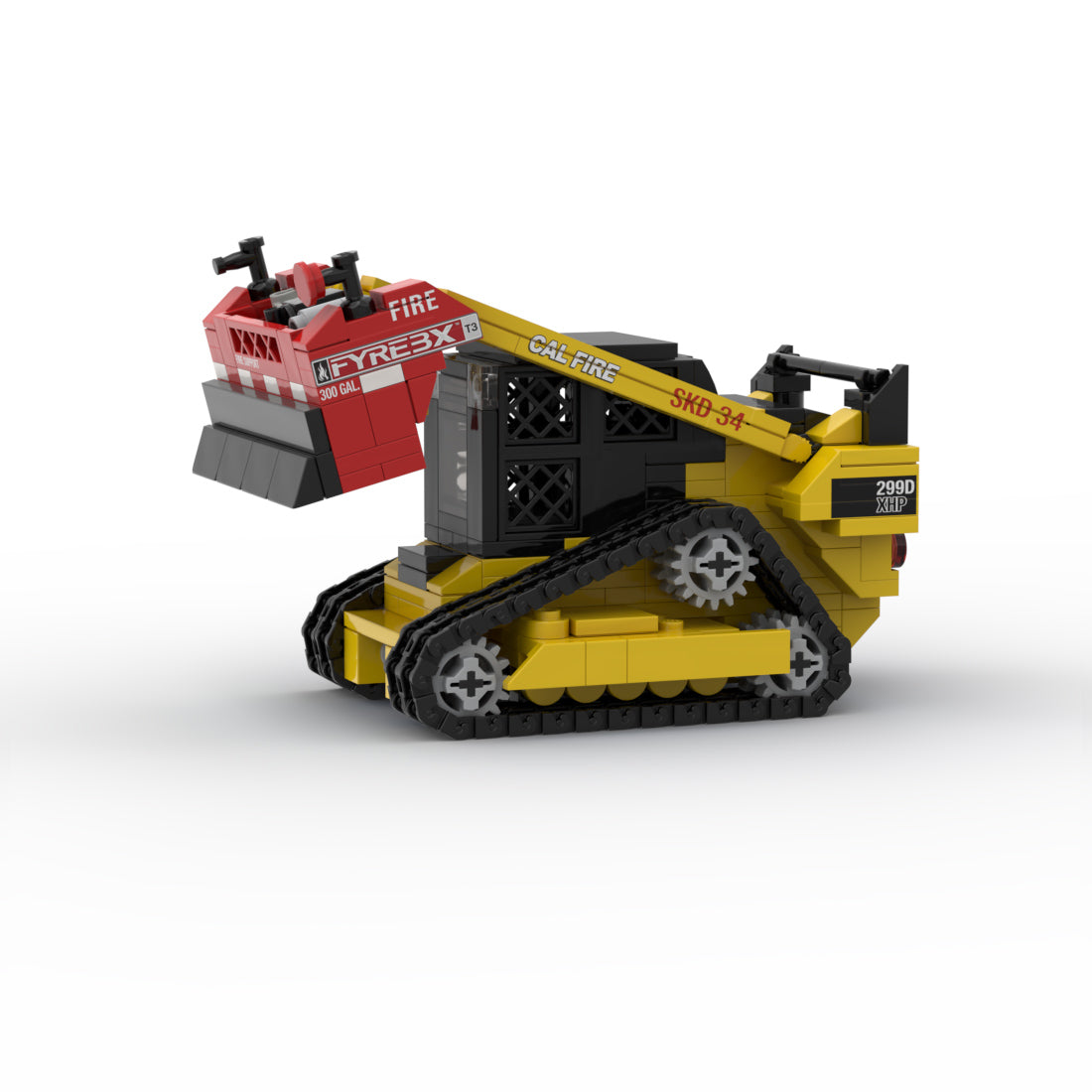 MOC-258210 CAT 299D + Frye Box CAL FIRE SKD 34 Building Blocks