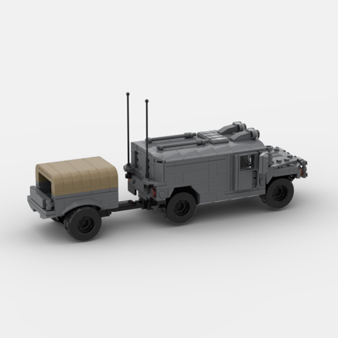 Urban HUMVEE 8 Modern Military Vehicle Building Blocks