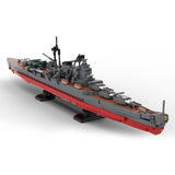 1/300 Scale Military MOC WWII Japanese Cruiser Suzuya Building Blocks