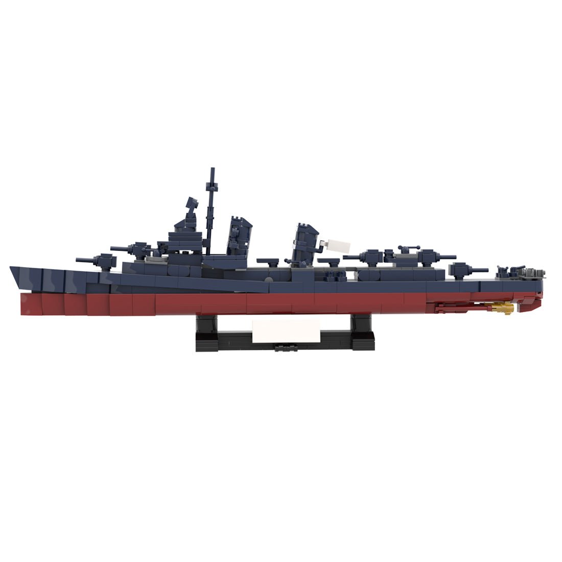 80th Anniversary Edition 1/300 Scale USS Johnston (DD - 557) Destroyer Military Building Blocks - LesDiy - Building Blocks