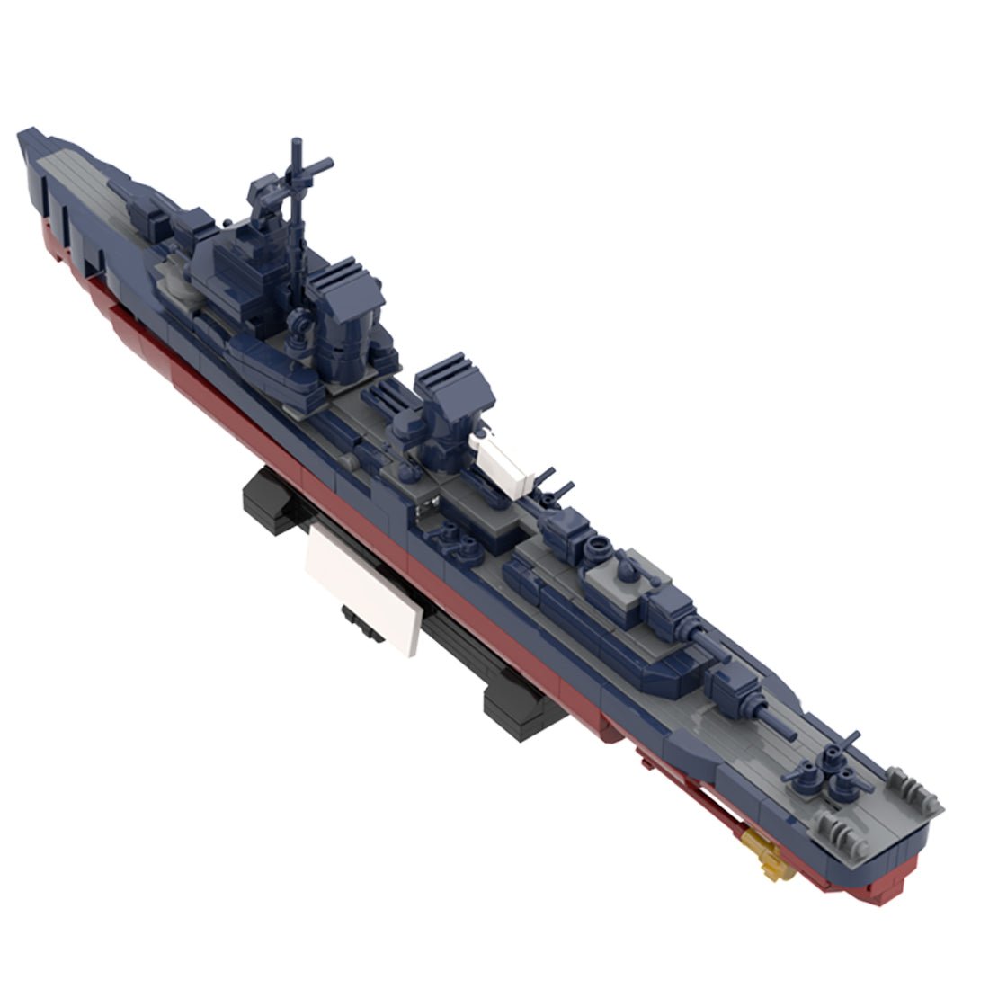 80th Anniversary Edition 1/300 Scale USS Johnston (DD - 557) Destroyer Military Building Blocks - LesDiy - Building Blocks