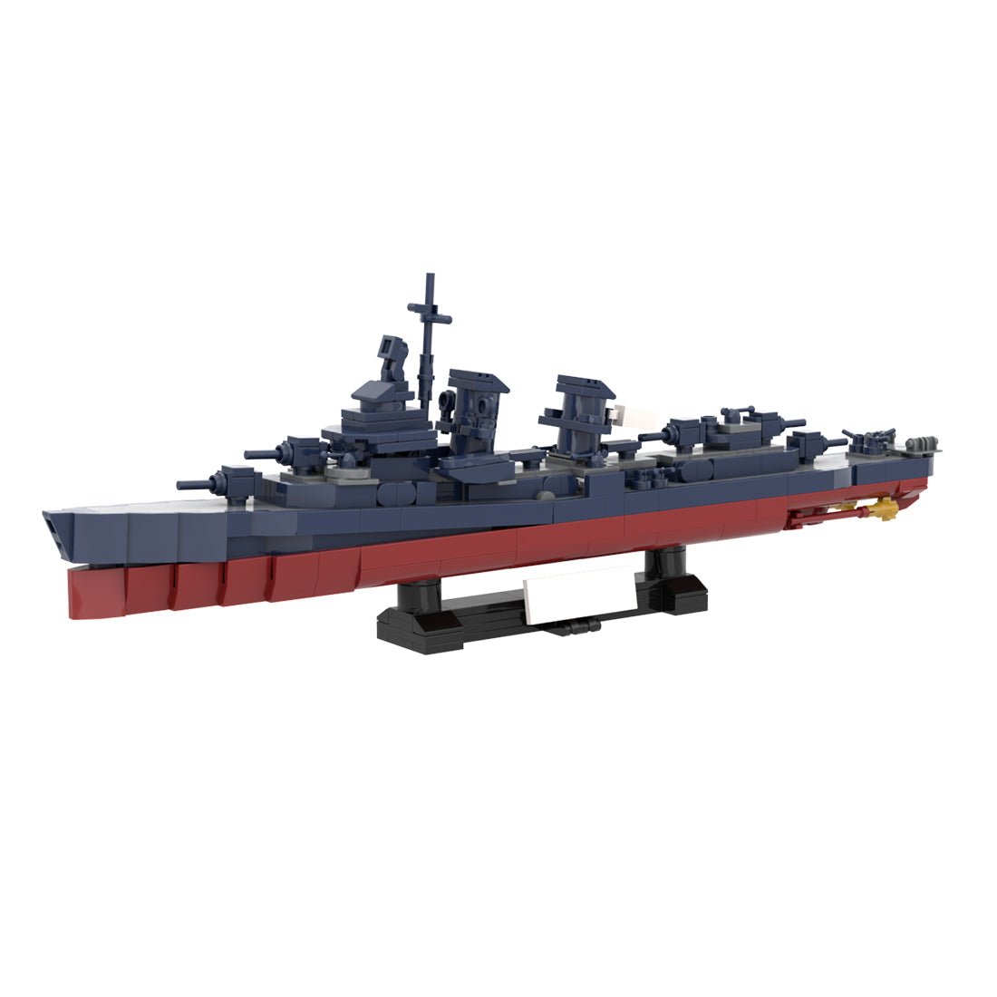 80th Anniversary Edition 1/300 Scale USS Johnston (DD - 557) Destroyer Military Building Blocks - LesDiy - Building Blocks