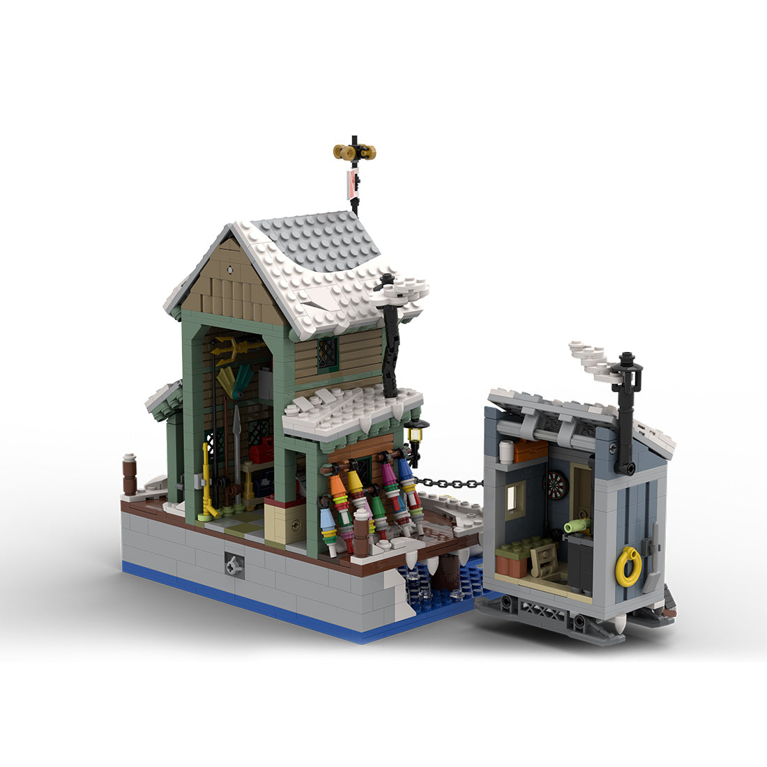 Winter Fish and Supply Building Blocks