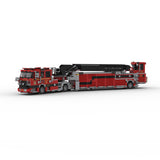 MOC-254378 Pierce Arrow XT Tiller Fire Truck Building Blocks