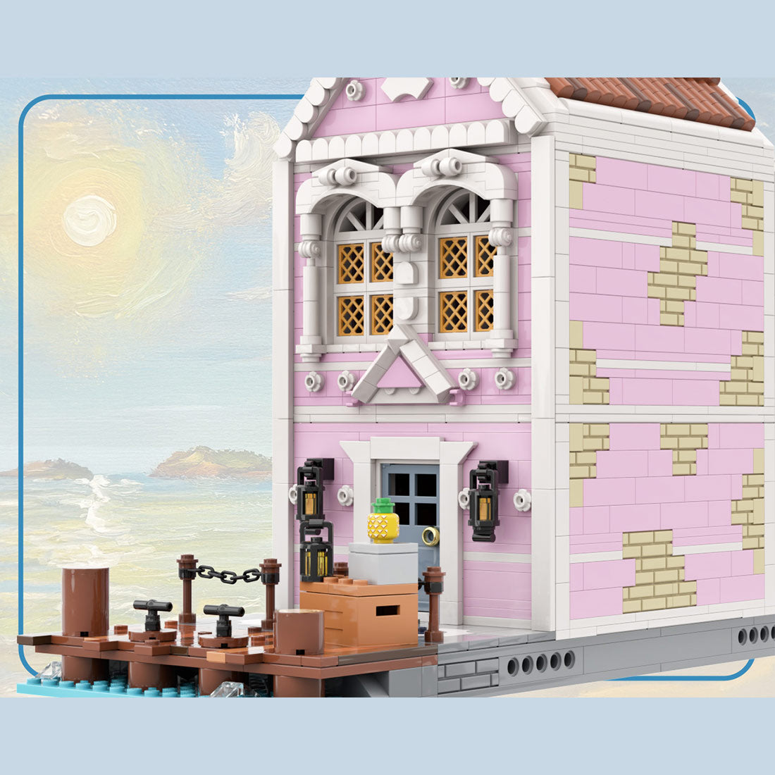 MOC-251241 Crossed Swords Tavern Building Blocks