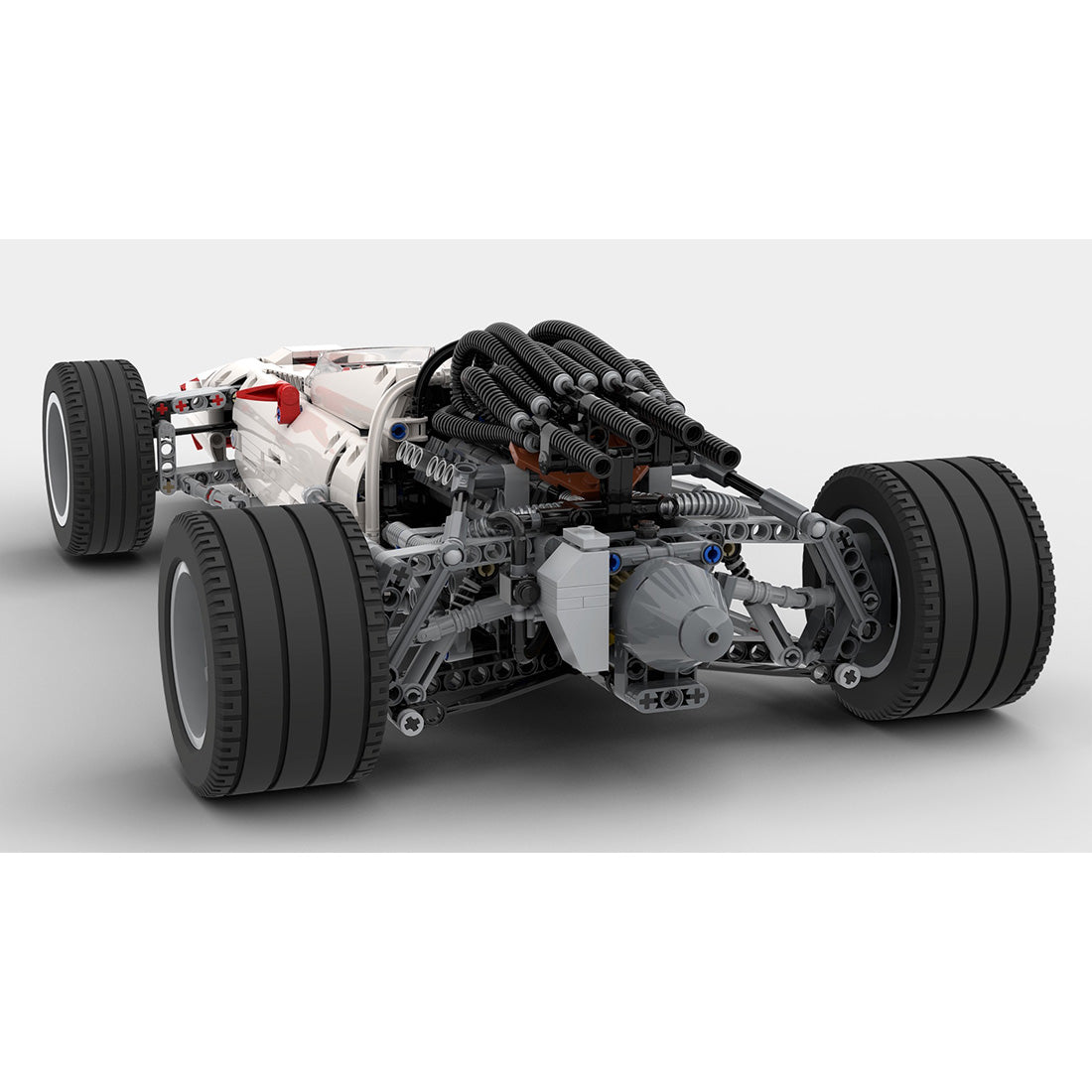 MOC-2803 1:7 1967 Formula Racing Car Building Blocks