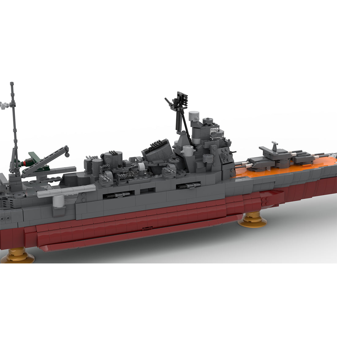 1:200 Scale IJN Atago Takao-Class Heavy Cruiser Building Blocks
