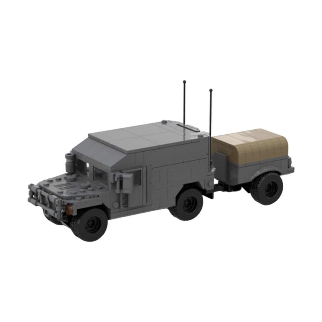 Urban HUMVEE 11 Modern Military Vehicle Building Blocks