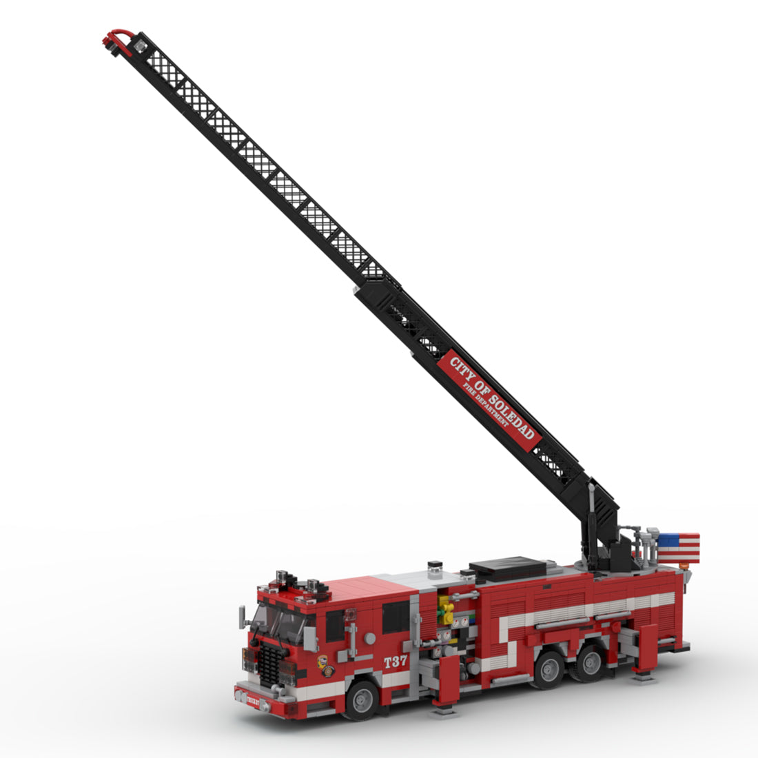 MOC-264720 2024 Smeal-Spartan Gladiator RMA Quint Soledad Truck 37 Building Blocks