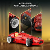 Mocsage 1/8 Scale 1950s Retro Championship Race Car Building Blocks