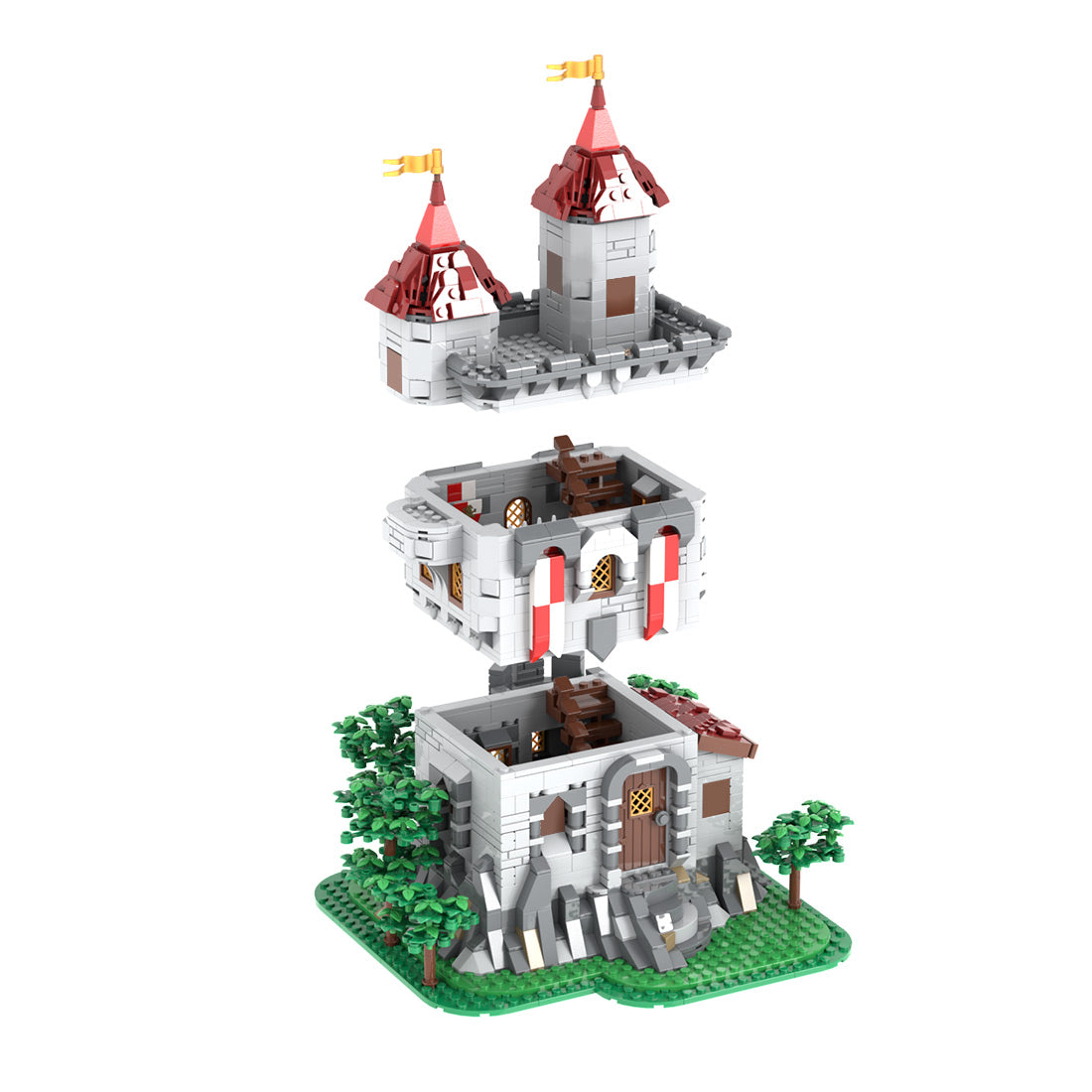 MOC-238413 Lion Knights’ Outpost Building Blocks