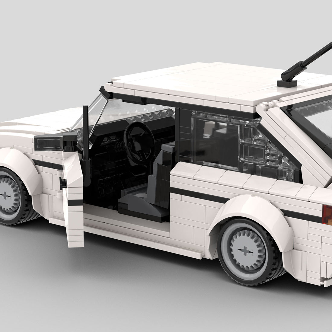 MOC-172054 VW Scirocco GL/GTX White Building Blocks