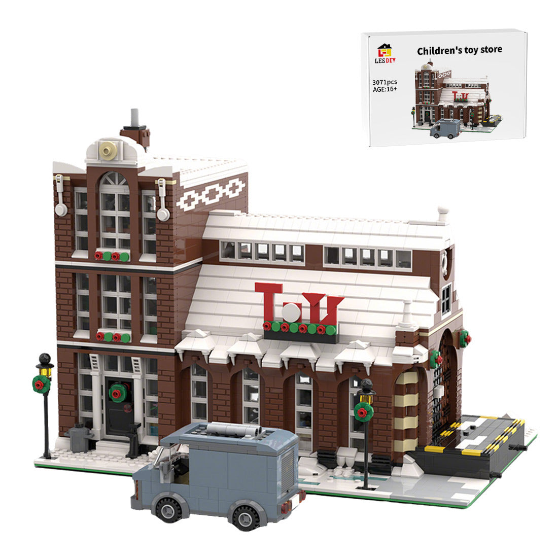 MOC-202485 Old Toy Factory - 21330 Home Alone Modification Building Blocks