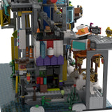 MOC-187763 Modular East Asian Floating City Building Blocks