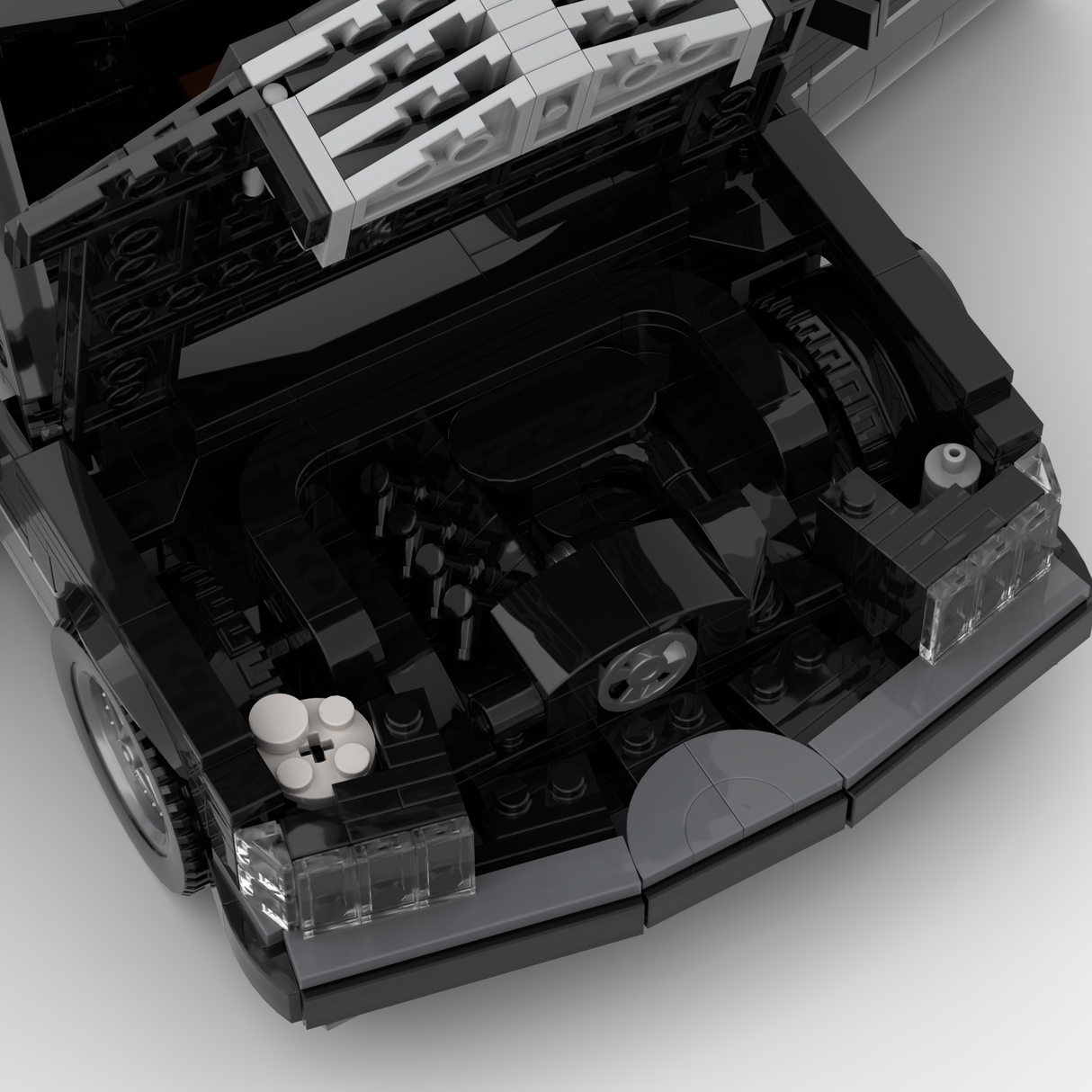 1980s German Grand Touring Coupe Building Blocks (Gobricks)