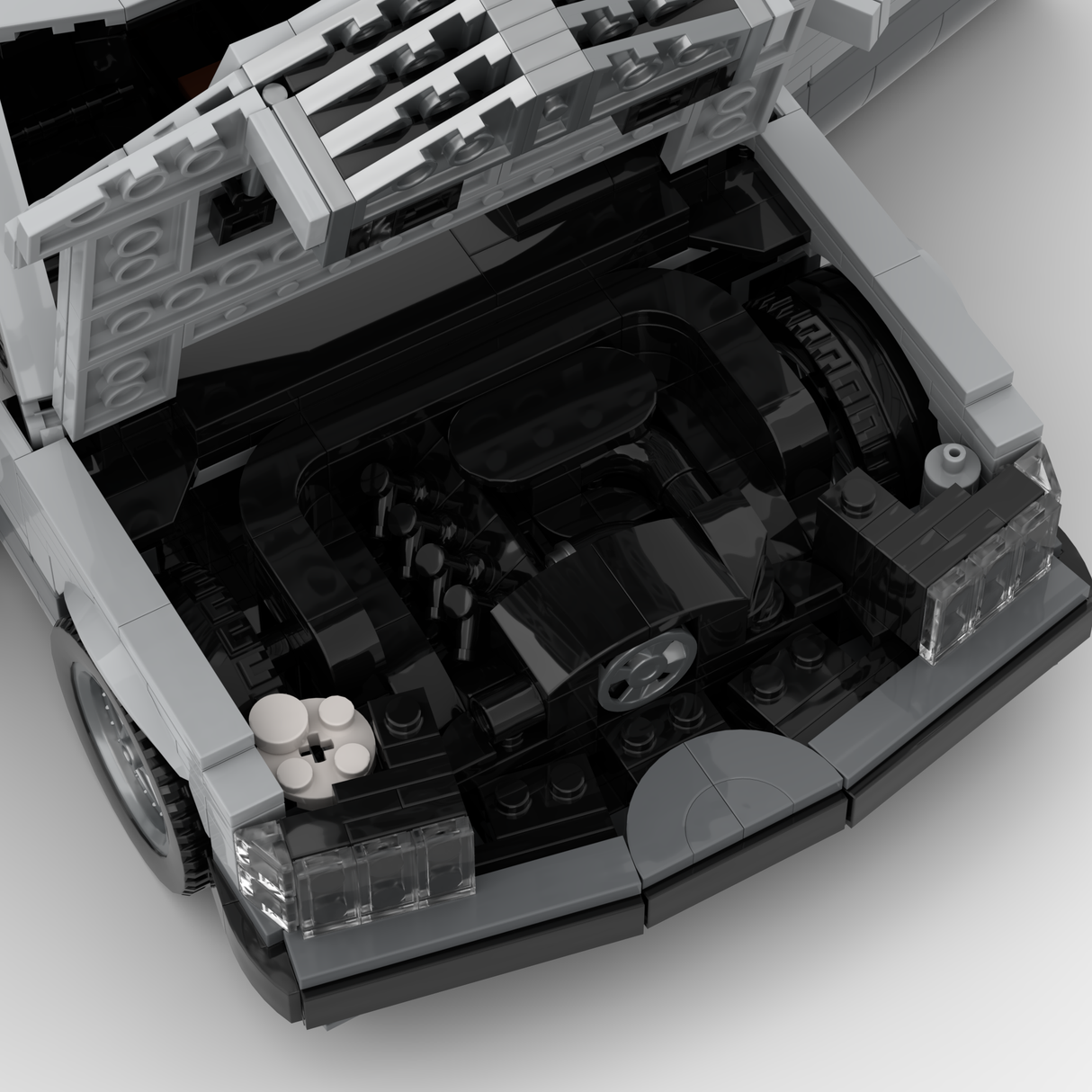 1980s German Grand Touring Coupe Building Blocks (Gobricks)