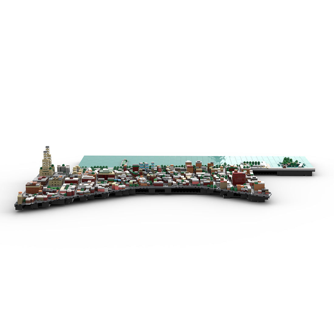 MOC-225884 1/2000 Scale Lower Manhattan - WestVillage Module 3 Building Blocks