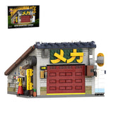 MOC-265598 Japan Backstreet Garage Building Blocks