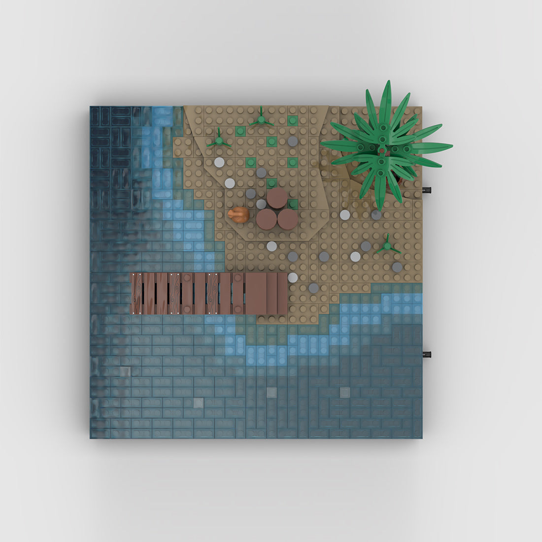 Medieval Watchtower Brick Kit, CA-001 Coastal Modular Building Blocks