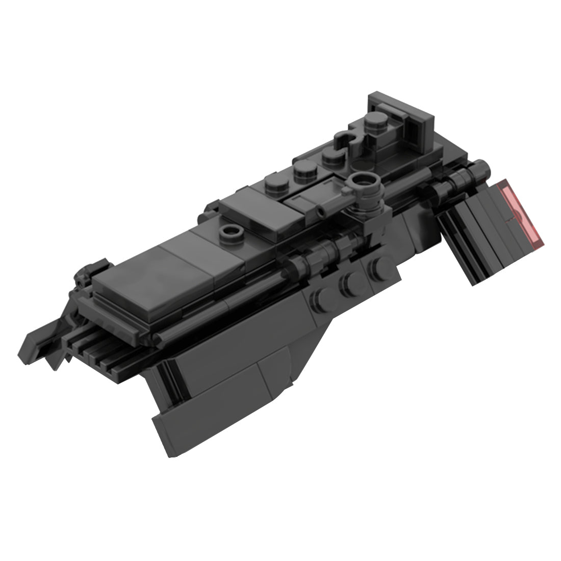 Mini Dark Sci-Fi Starship MOC Building Block