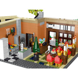 Mocsage Lighted Roman Corner Shop Street Scene Building Blocks