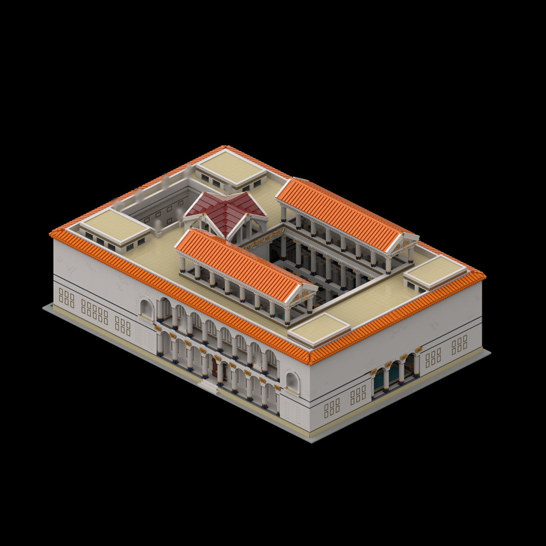 Ancient Roman Bath Building Blocks
