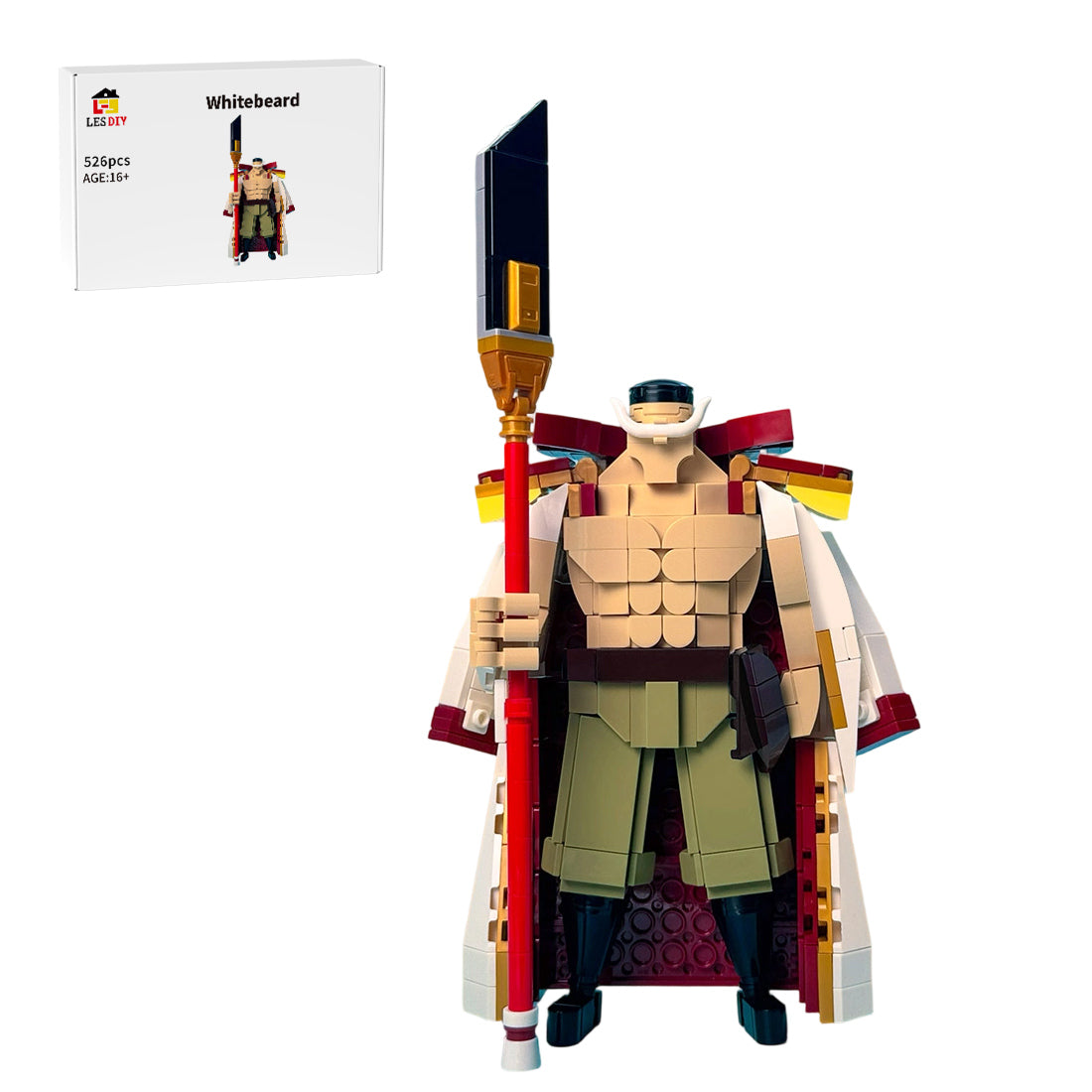 MOC-232542 One Piece Whitebeard Building Blocks