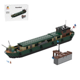Classic European Canal Houseboat MOC Building Blocks