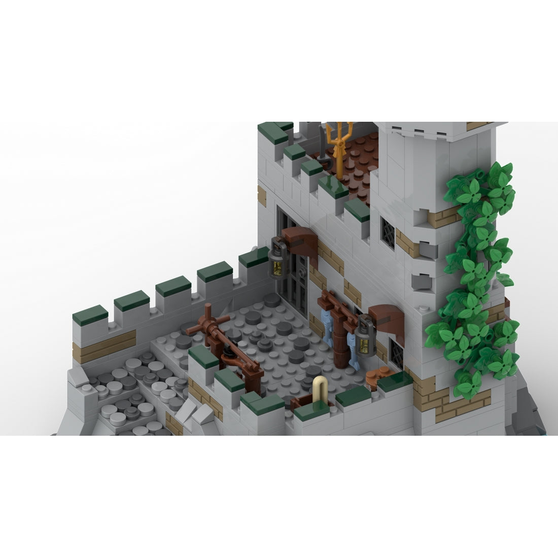MOC-243062 Kraken Prison Island Outpost Medieval Building Blocks