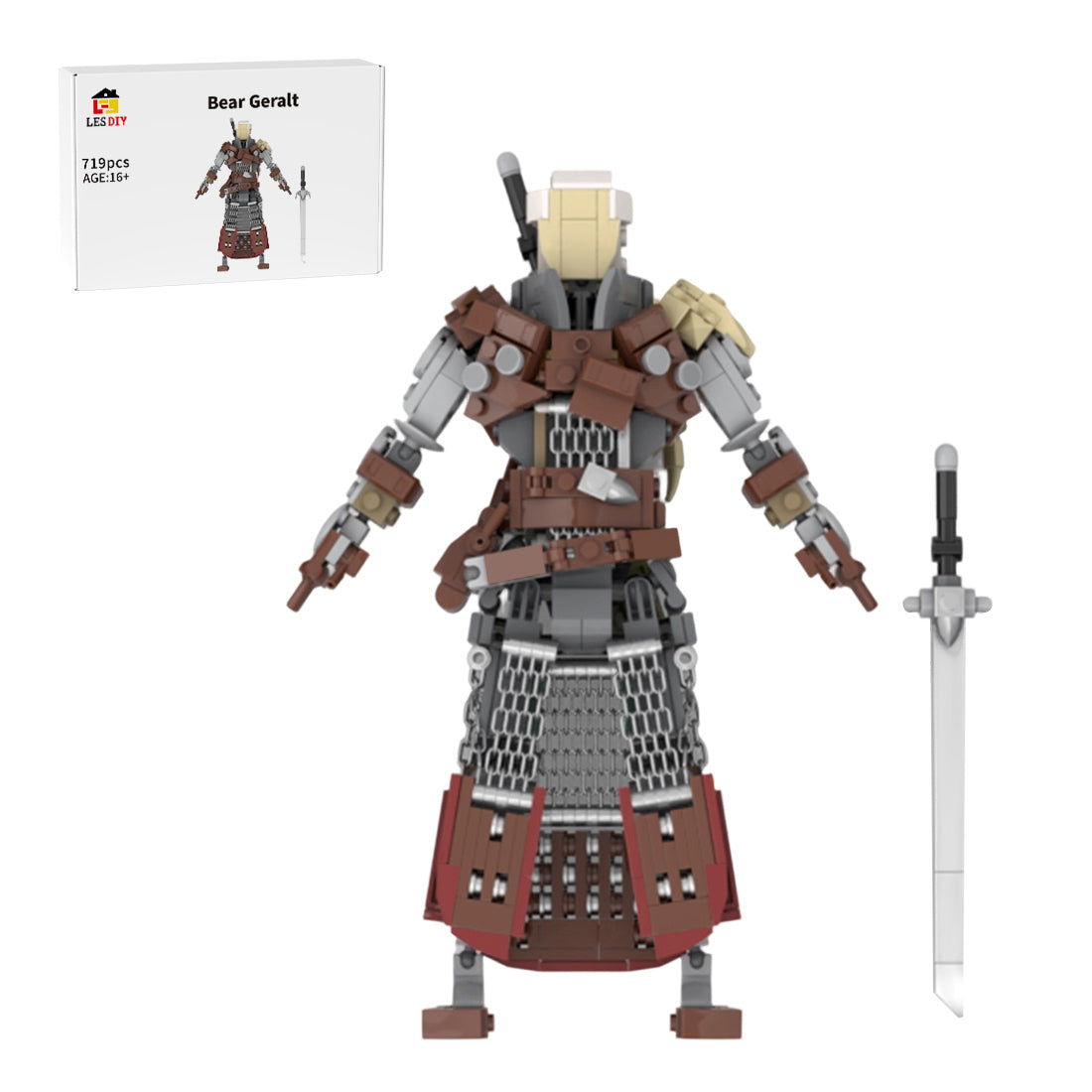 MOC-257507 The Witcher Geralt of Rivia Building Blocks