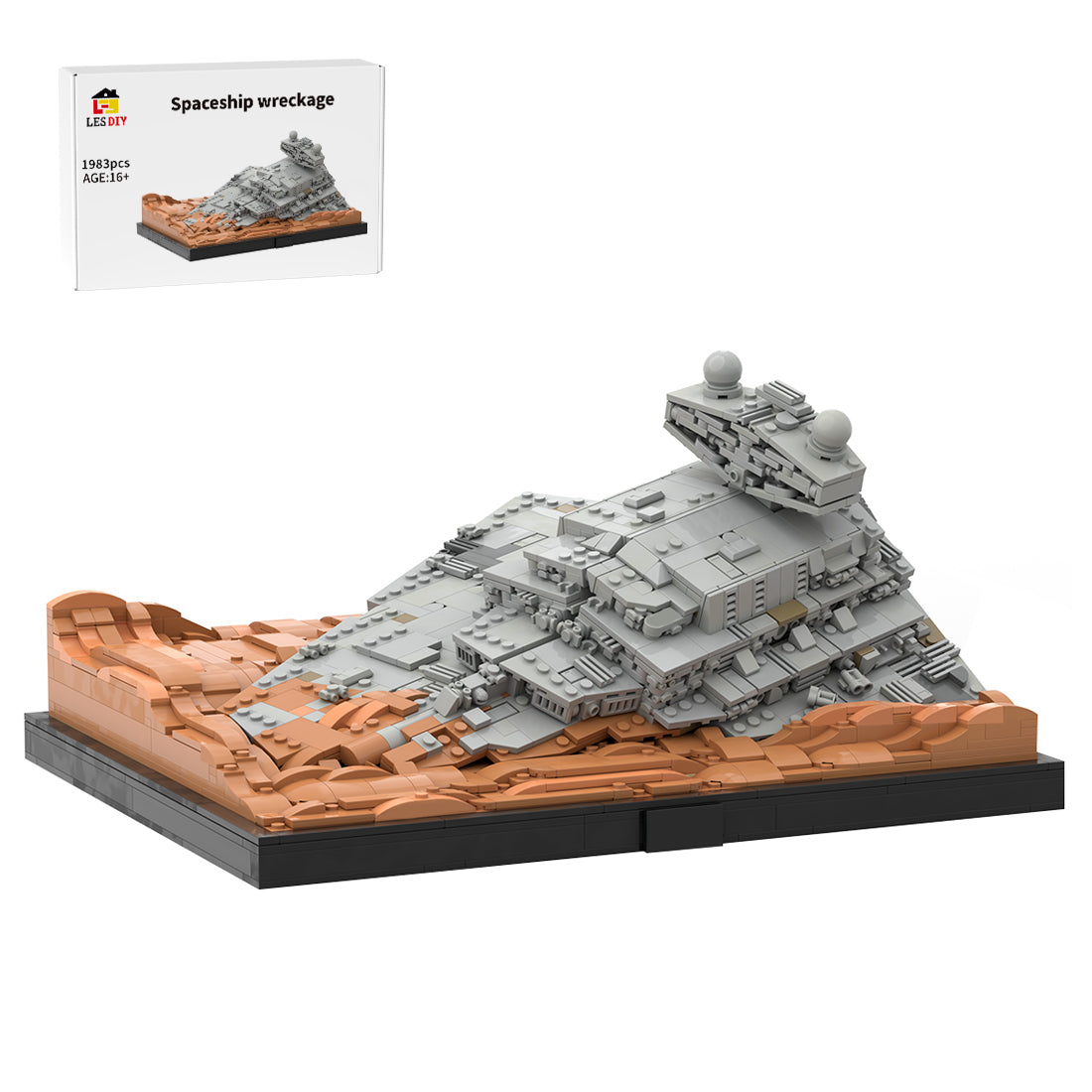 MOC-268950 ISD Inflictor Wreckage of Jakku Building Blocks
