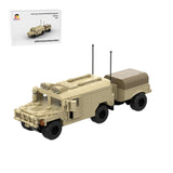 Desert HUMVEE 8 Modern Military Vehicle Building Blocks