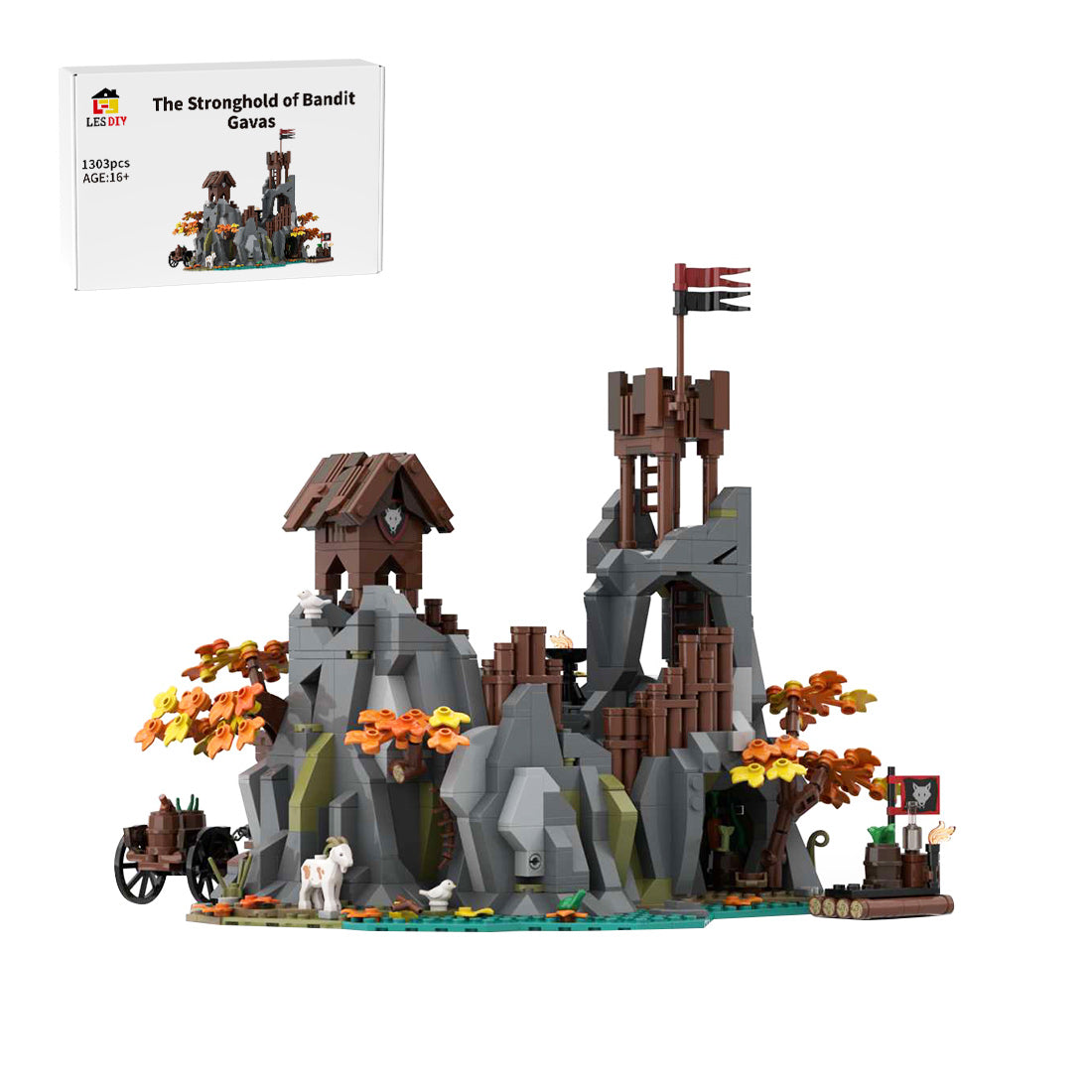 MOC-241073 The Stronghold of Bandit Gavas Building Blocks
