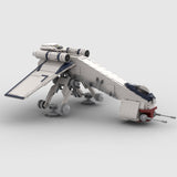 Sci-Fi Dropship & Armored Walker Combo MOC Building Block