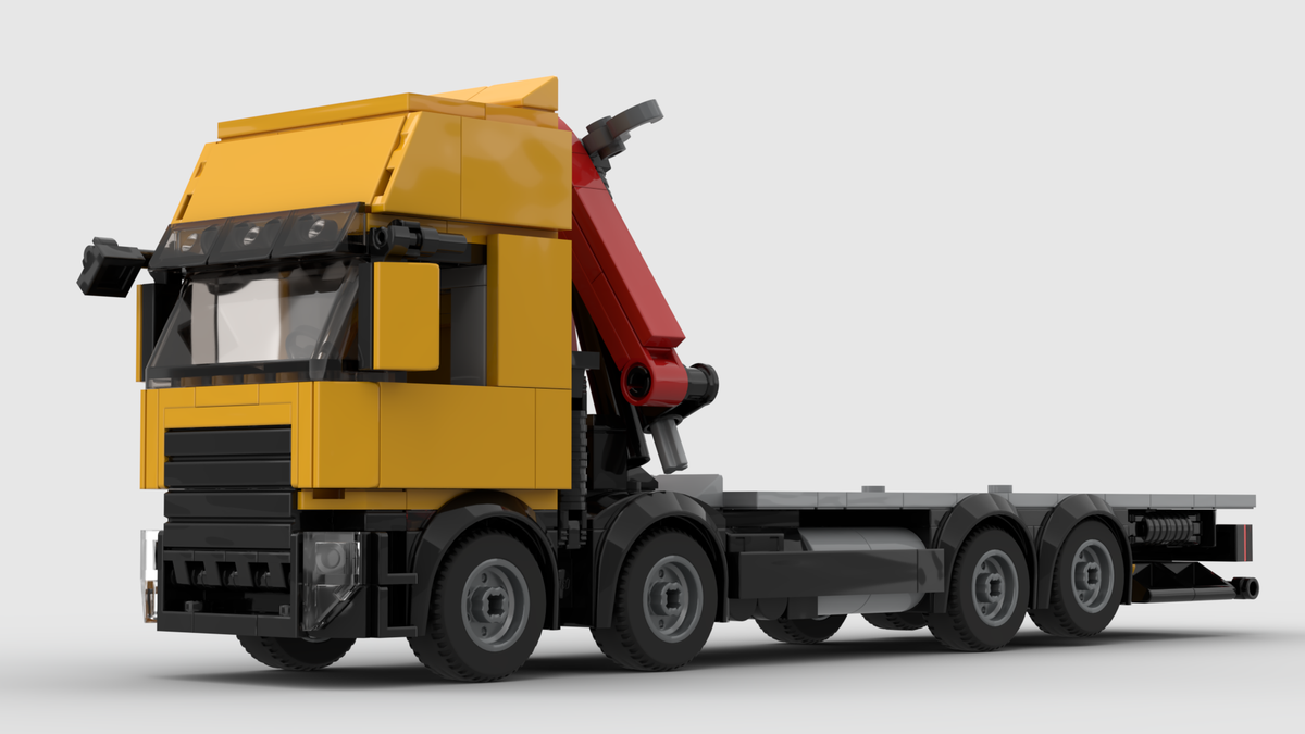 MOC-268685 8x4 Crane Truck Building Blocks